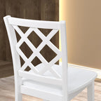 Furniture of America Manheim Casual 5-Piece Farmhouse Solid Wood Dining Set