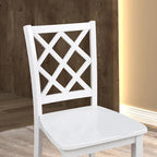 Furniture of America Manheim Casual 5-Piece Farmhouse Solid Wood Dining Set