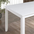 Furniture of America Manheim Casual 5-Piece Farmhouse Solid Wood Dining Set