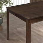 Furniture of America Manheim Casual 5-Piece Farmhouse Solid Wood Dining Set