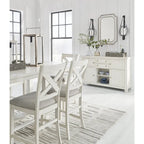 Signature Design by Ashley Robbinsdale Antique White Dining Server - 56W x 18D x 36.13H
