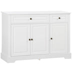Sideboard Buffet Cabinet, Modern Kitchen Cabinet with 2 Drawers and Adjustable Shelves, Coffee Bar Cabinet