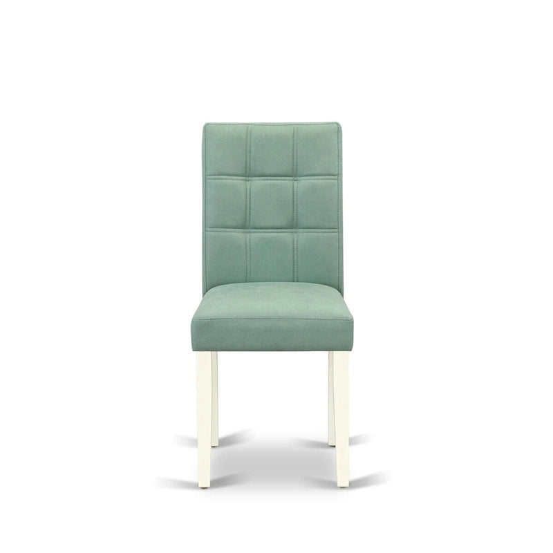 East West Furniture Austin Parson Dining Chairs, Set of 2 (Color & Fabric Options)