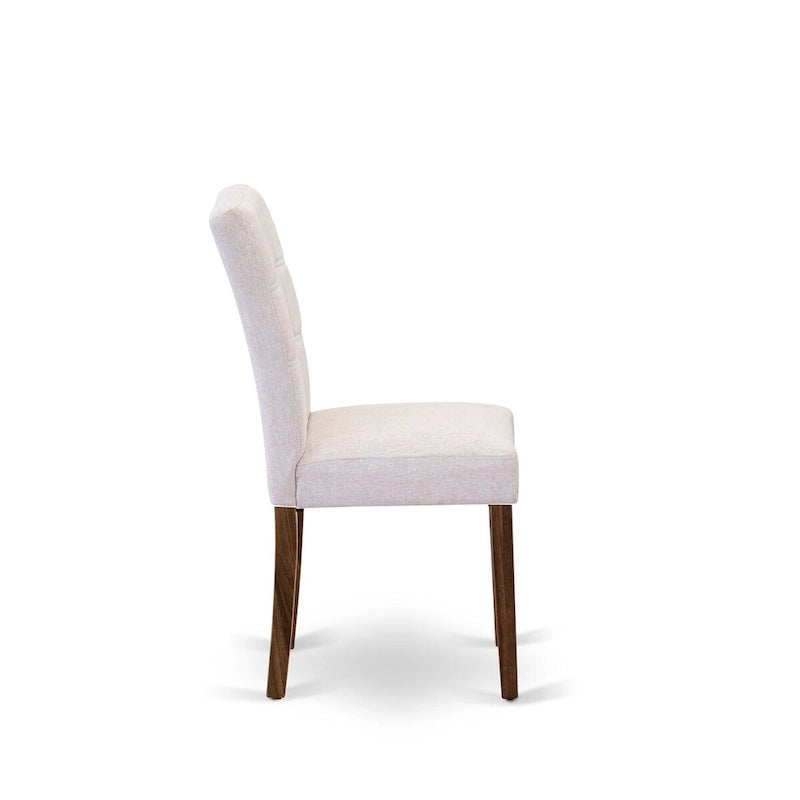 East West Furniture Austin Parson Dining Chairs, Set of 2 (Color & Fabric Options)