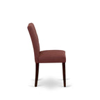 East West Furniture Austin Parson Dining Chairs, Set of 2 (Color & Fabric Options)