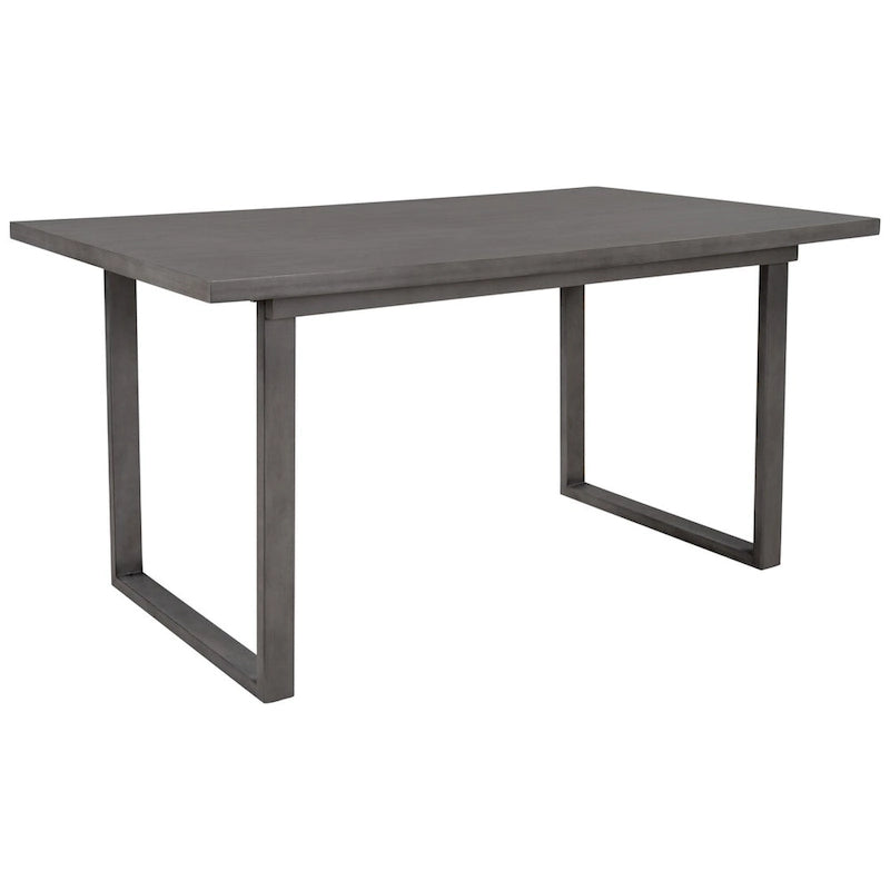 Set sala da pranzo da 6 pezzi con tavolo e 4 sedie con panca