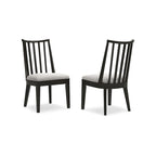 Signature Design by Ashley Galliden Black Dining Chair - 20.5W x 23.25D x 37H