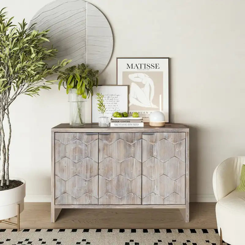 Madia credenza a 3 ante in legno