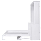 Nestfair Queen Size Murphy Bed with Shelf