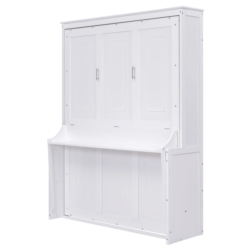 Nestfair Queen Size Murphy Bed with Shelf