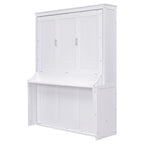 Nestfair Queen Size Murphy Bed with Shelf