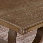 Furniture of America Agio Transitional Brown 7-Piece Expandable Dining Table Set