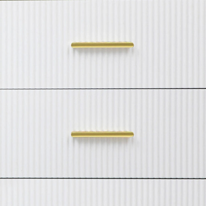 Madia Moderna di Design in Legno con 2 Ante in Vetro Temperato Giallo Ambra