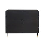 Wood Cabinet with Glass Sliding Doors Display Storage Cabinet