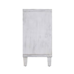 60-in Modern Wash White 4 Door Wooden Sideboard Buffet Server Accent Storage Cabinet