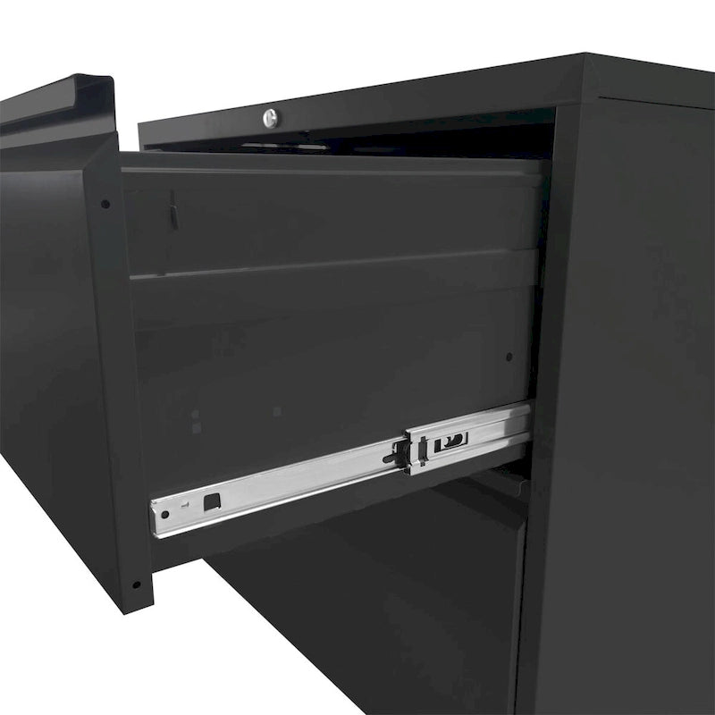 3 Drawer Vertical File Cabinet w/Lock Office Home Steel File Cabinet