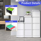 3 Drawer Vertical File Cabinet w/Lock Office Home Steel File Cabinet