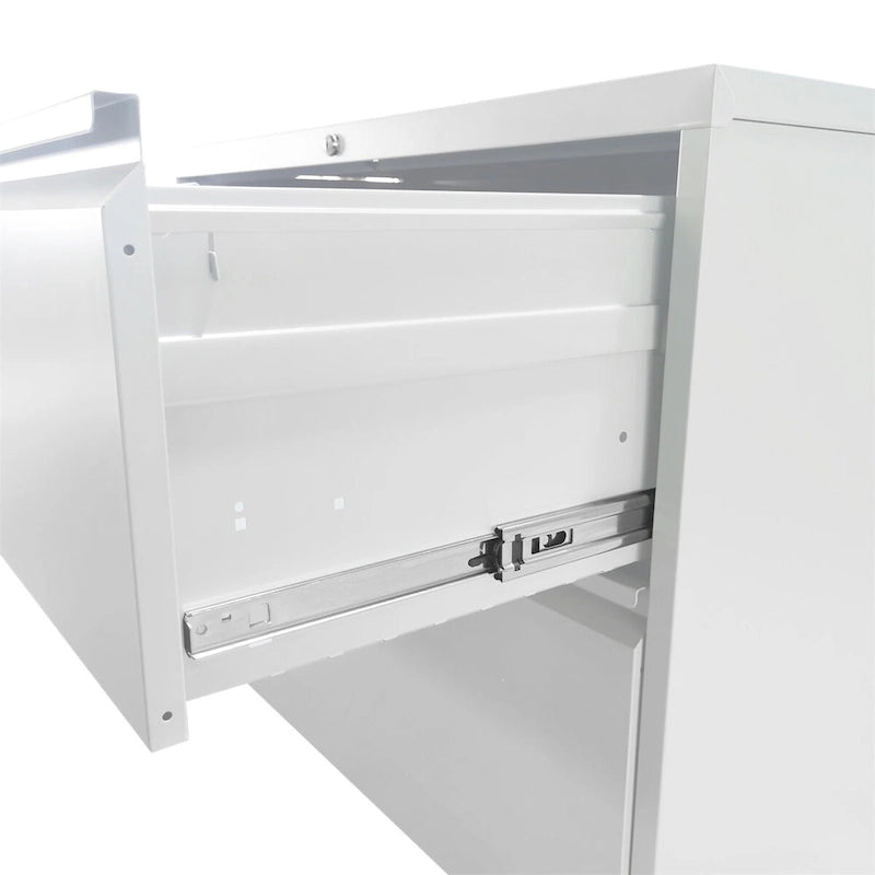3 Drawer Vertical File Cabinet w/Lock Office Home Steel File Cabinet