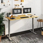 FlexiSpot 100% Bamboo Whole-Piece Desktop Ergonomic Electric Home Office Standing Desk Memory Controller