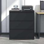 3-Drawer Metal Filing Cabinet with Lock for Home Office