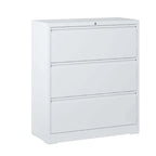 3-Drawer Metal Filing Cabinet with Lock - Home Office