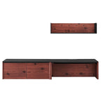 Kinetic 38 Wall-Mount Office Desk With Cabinet and Shelf
