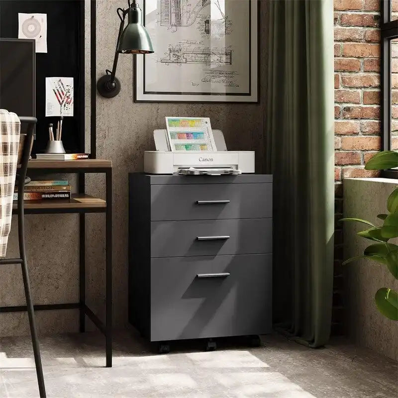 3 Drawer File Cabinet - 15.4D x 18.5W x 25.6H