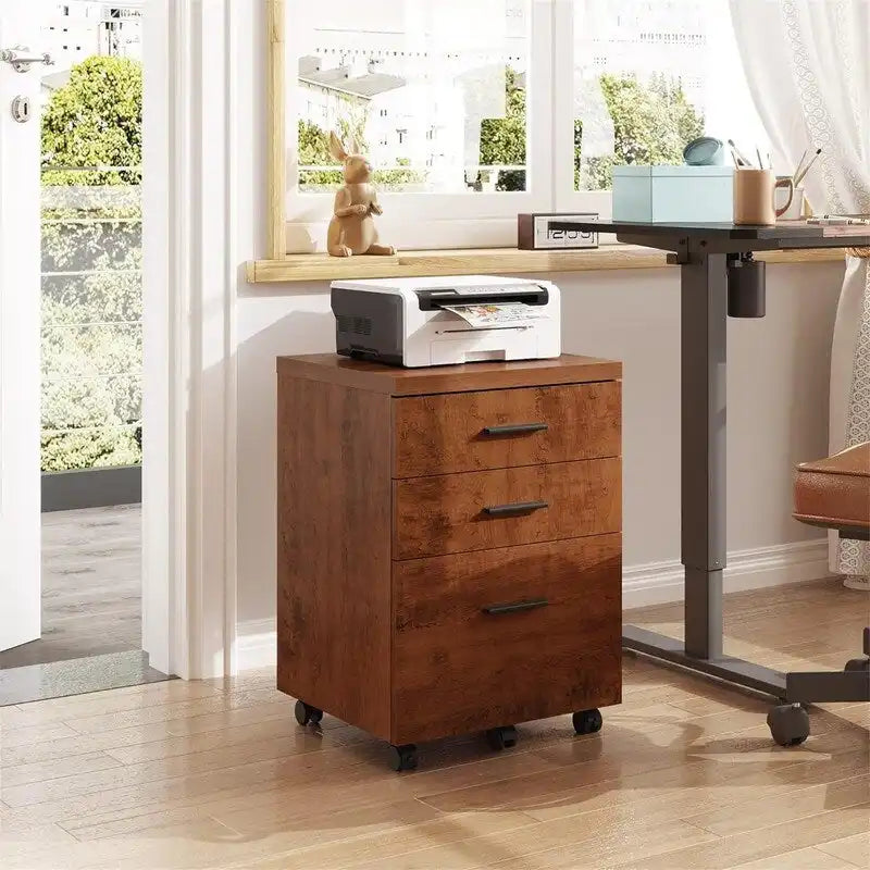 3 Drawer File Cabinet - 15.4D x 18.5W x 25.6H