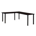 Kee 66 L-Desk with 42 Return, Beige/Black