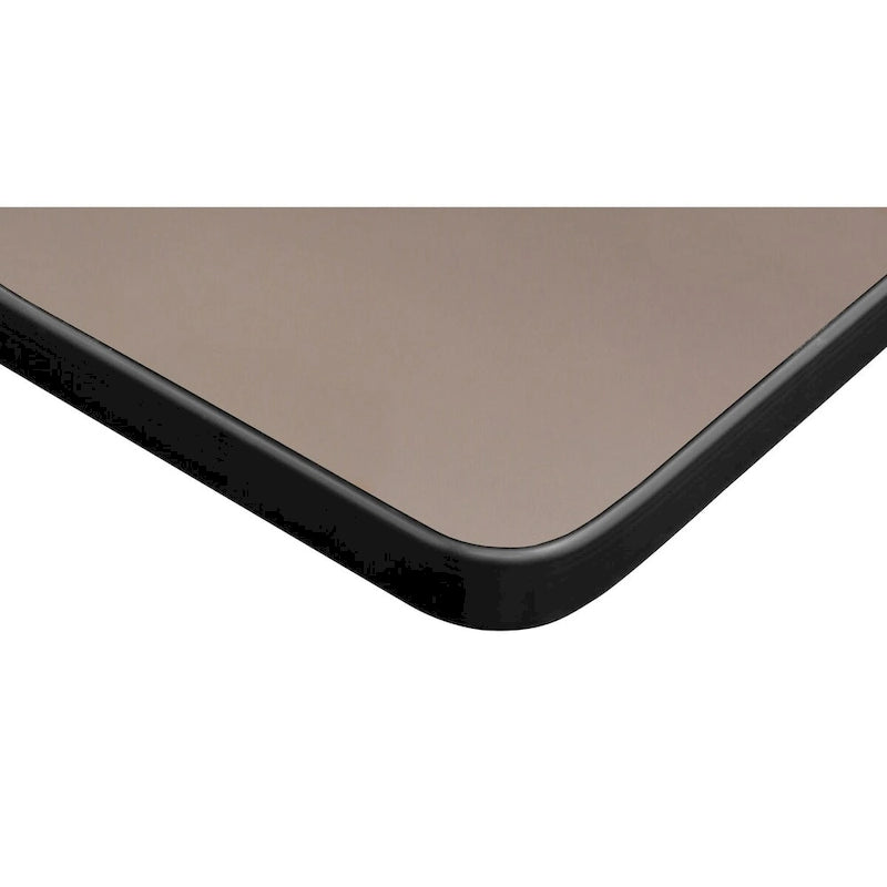 Kee 66 L-Desk with 42 Return, Beige/Black