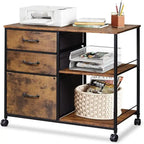 3 Drawer Mobile File Cabinet - 15.75D x 29.53W x 26.77H