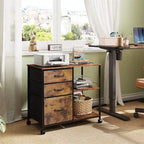 3 Drawer Mobile File Cabinet - 15.75D x 29.53W x 26.77H