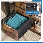 3 Drawer Mobile File Cabinet - 15.75D x 29.53W x 26.77H