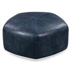 Poly & Bark Porto Ottoman - Full Grain Genuine Italian Leather
