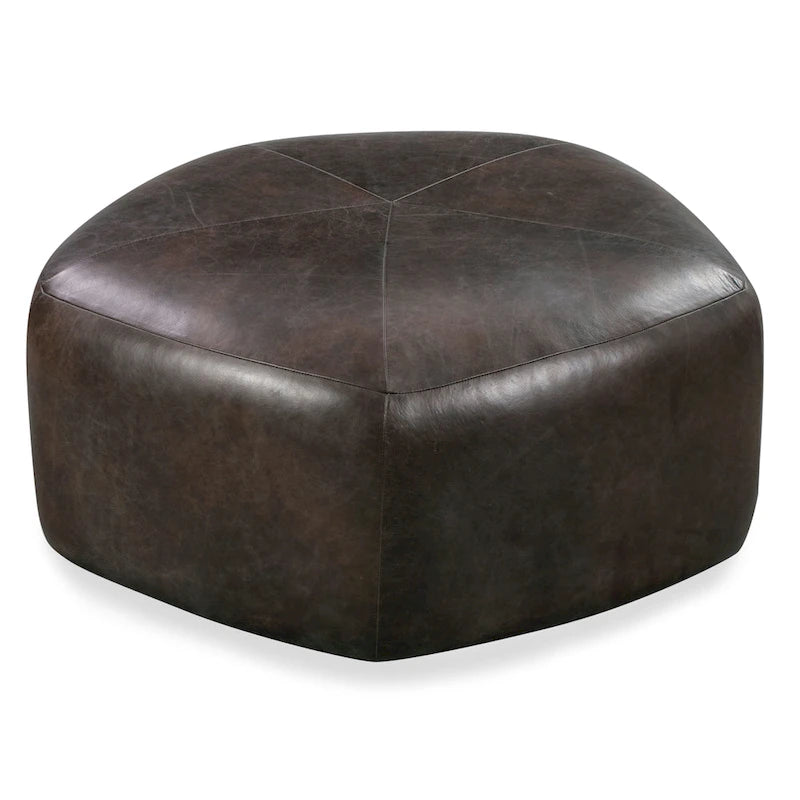 Poly & Bark Porto Ottoman - Full Grain Genuine Italian Leather