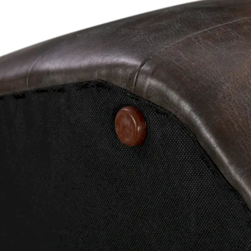 Poly & Bark Porto Ottoman - Full Grain Genuine Italian Leather