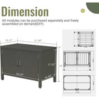 Outdoor Kitchen Island with Storage,Freestanding Outdoor Prep Table Grill Storage Cabinet