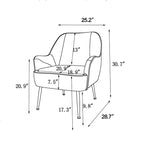 Modern Mid Century Chair Armchair for Living Room Bedroom