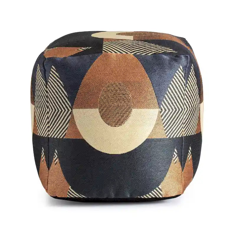 Jani Martinique 18 x 18 x 18 Square Indoor/Outdoor Pouf Ottoman