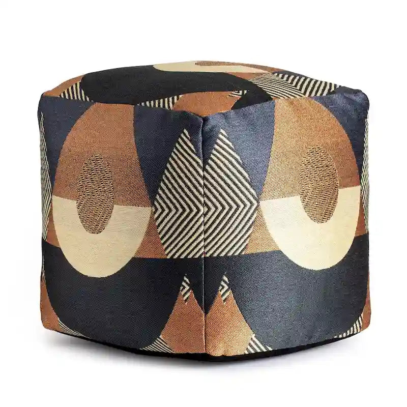 Jani Martinique 18 x 18 x 18 Square Indoor/Outdoor Pouf Ottoman