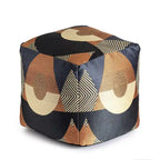 Jani Martinique 18 x 18 x 18 Square Indoor/Outdoor Pouf Ottoman