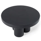 Modrest Bruni Modern Black Concrete Coffee Table