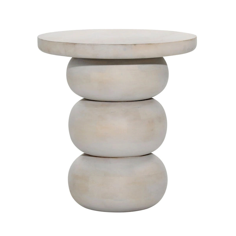 Danacruz Mango End Table, White