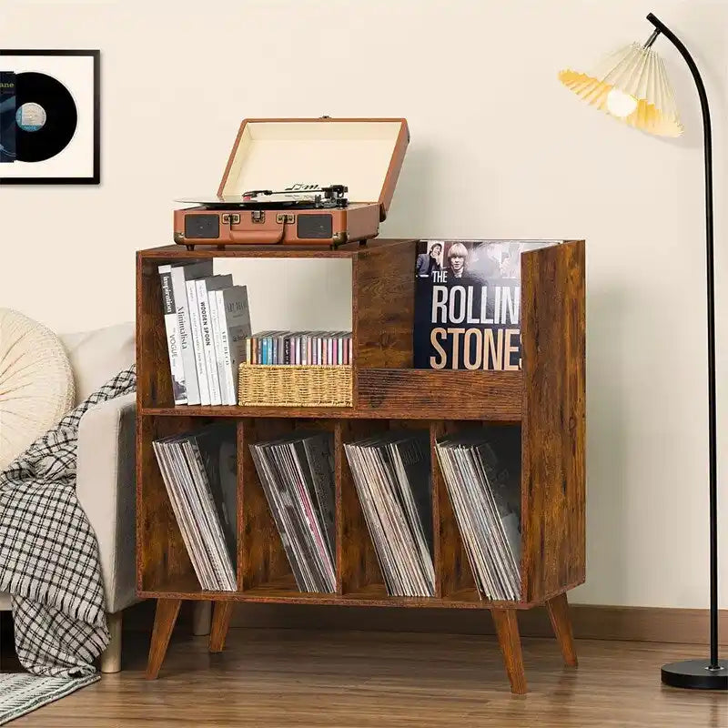 Large Record Player Stand - 15.75D x 31.5W x 32.52H