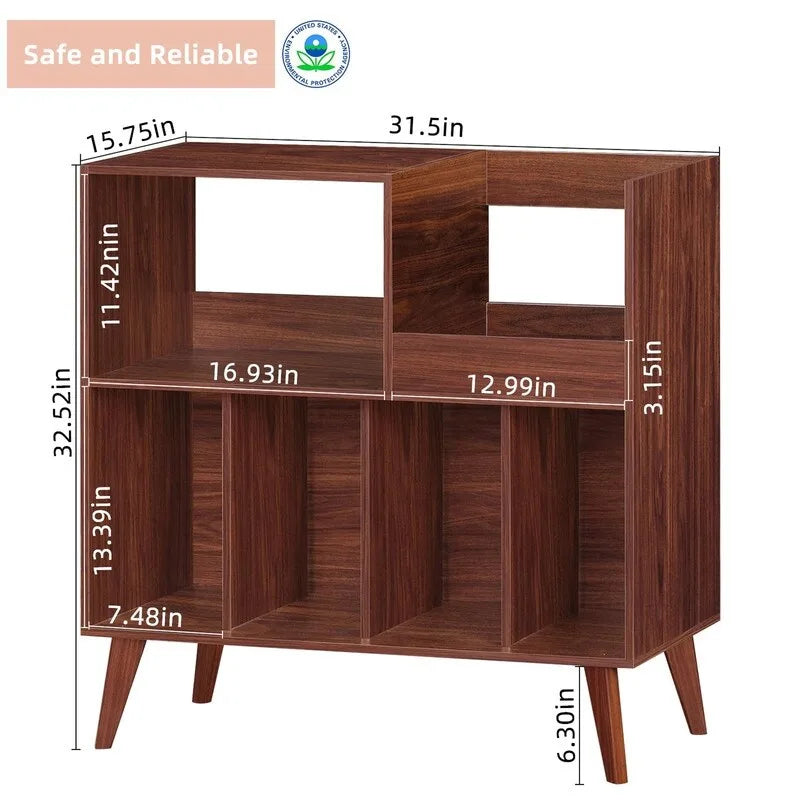 Large Record Player Stand - 15.75D x 31.5W x 32.52H
