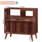 Large Record Player Stand - 15.75D x 31.5W x 32.52H