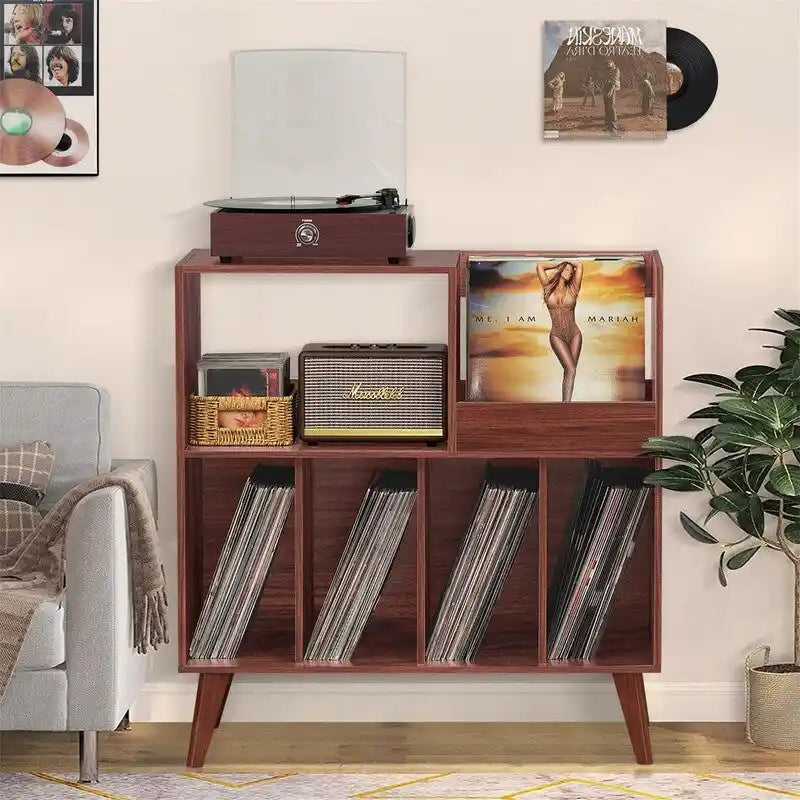 Large Record Player Stand - 15.75D x 31.5W x 32.52H