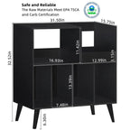 Large Record Player Stand - 15.75D x 31.5W x 32.52H