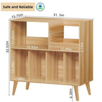 Large Record Player Stand - 15.75D x 31.5W x 32.52H