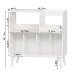 Large Record Player Stand - 15.75D x 31.5W x 32.52H